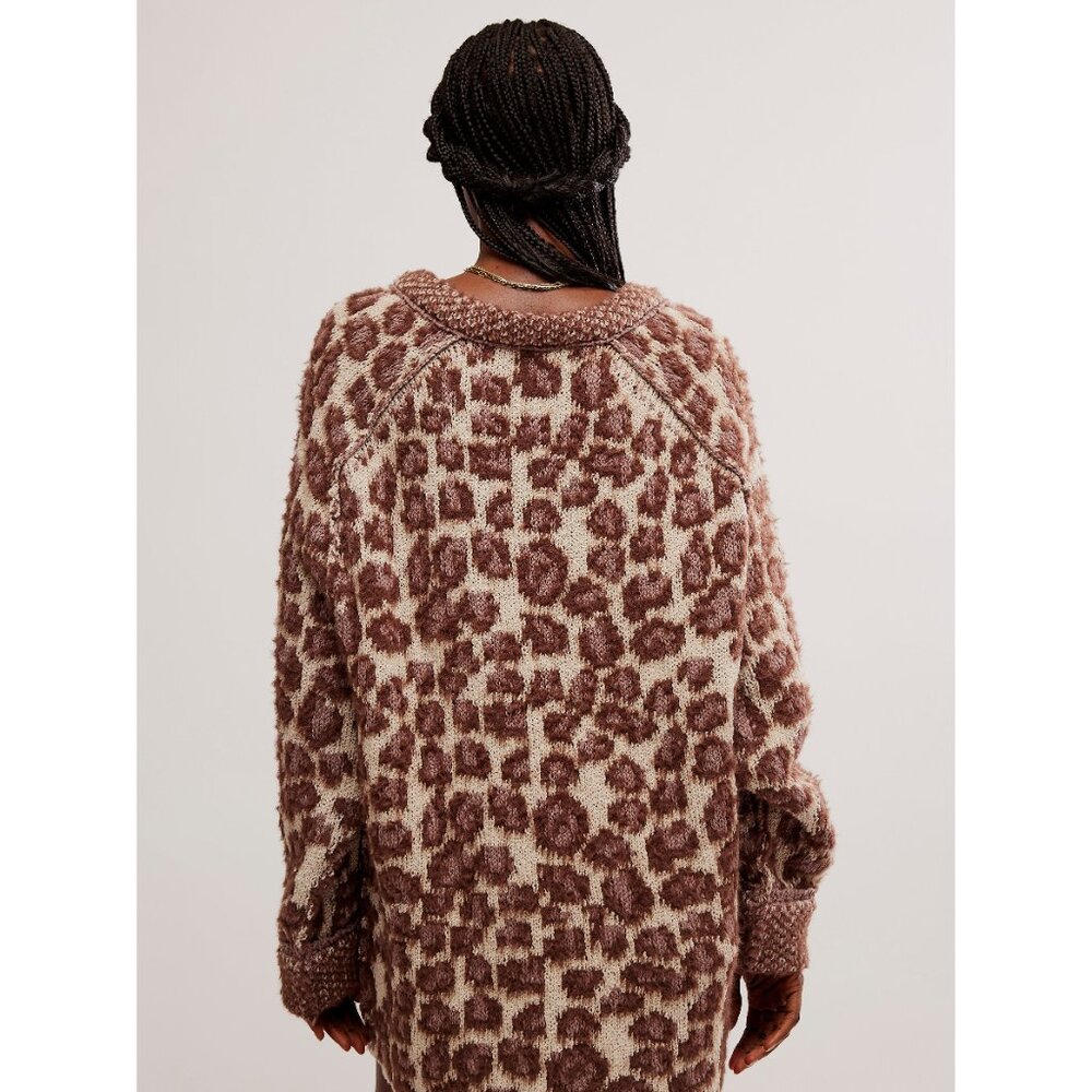 FREE PEOPLE Little Animal Pullover / Grey Antler Combo - Picture 4 of 7